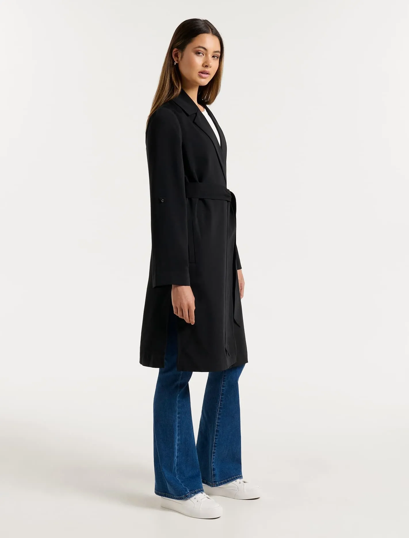 Farrah Soft Trench Coat